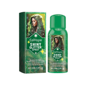 Eelhope Color Brightening Glitter Spray, Party Hair Body Spray Shimmer Highlight Brightening Glitter Spray
